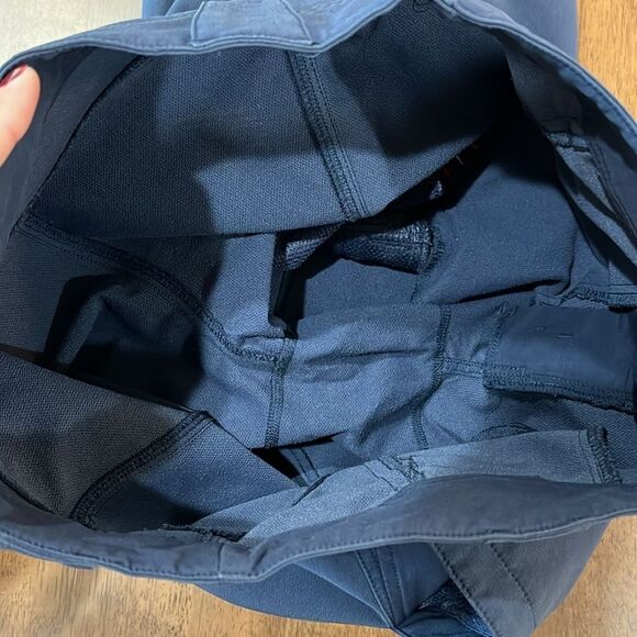 Men’s Ski Hiking Softshell Pants Navy Stretch Outdoor 30x34.5 Lululemon Wet Dry - Picture 8 of 12